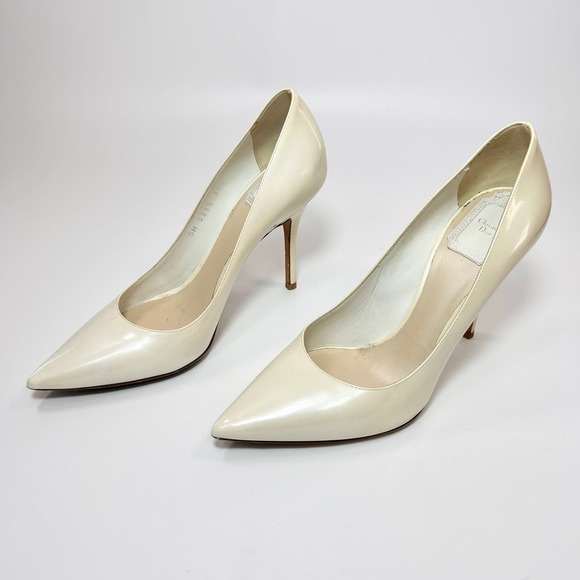 Christian Dior Pearlescent Patent Pointed Toe Heel - Picture 3 of 10